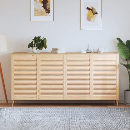 Ante Con Design A Lamelle 2 Pz 61,5X39,4 Cm In Legno Di Pino
