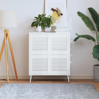 Ante Con Design A Lamelle 2 Pz 61,5X39,4 Cm In Legno Di Pino