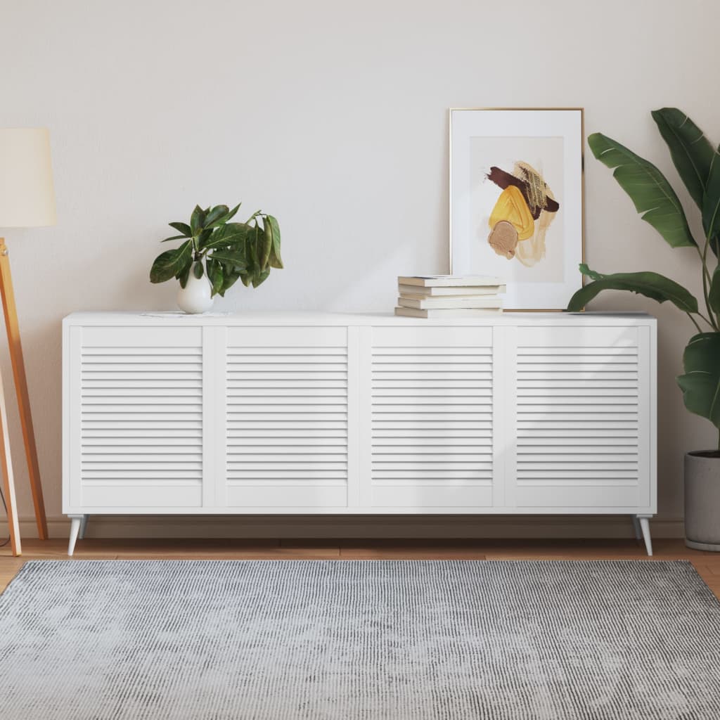 Ante Con Design A Lamelle 2 Pz 61,5X39,4 Cm In Legno Di Pino