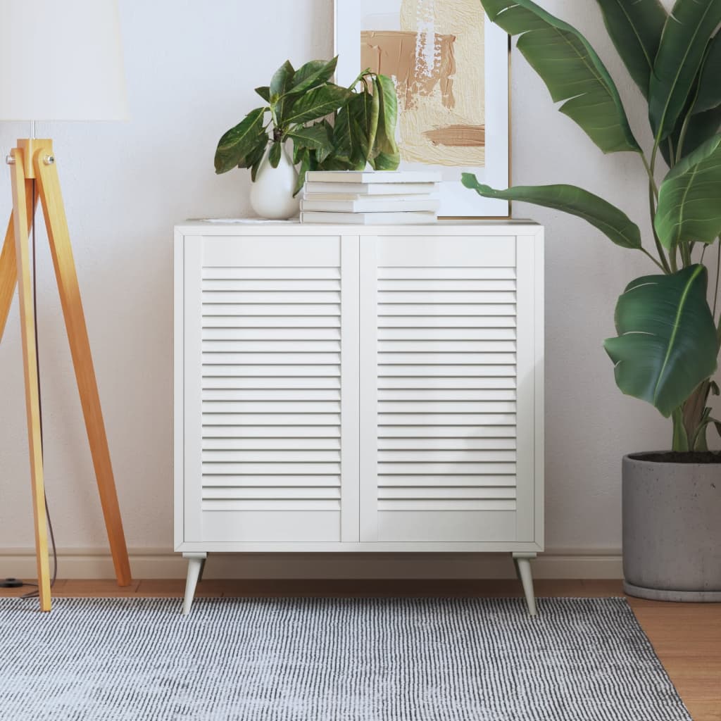 Ante Con Design A Lamelle 2 Pz 61,5X39,4 Cm In Legno Di Pino
