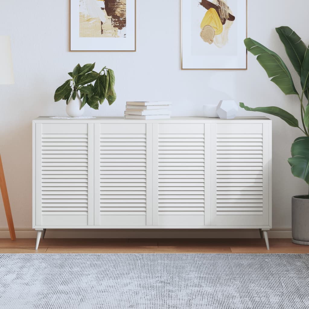 Ante Con Design A Lamelle 2 Pz 61,5X39,4 Cm In Legno Di Pino