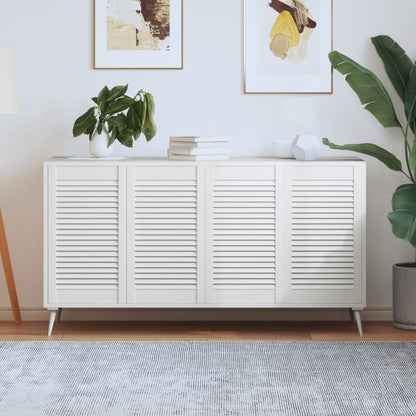 Ante Con Design A Lamelle 2 Pz 61,5X39,4 Cm In Legno Di Pino