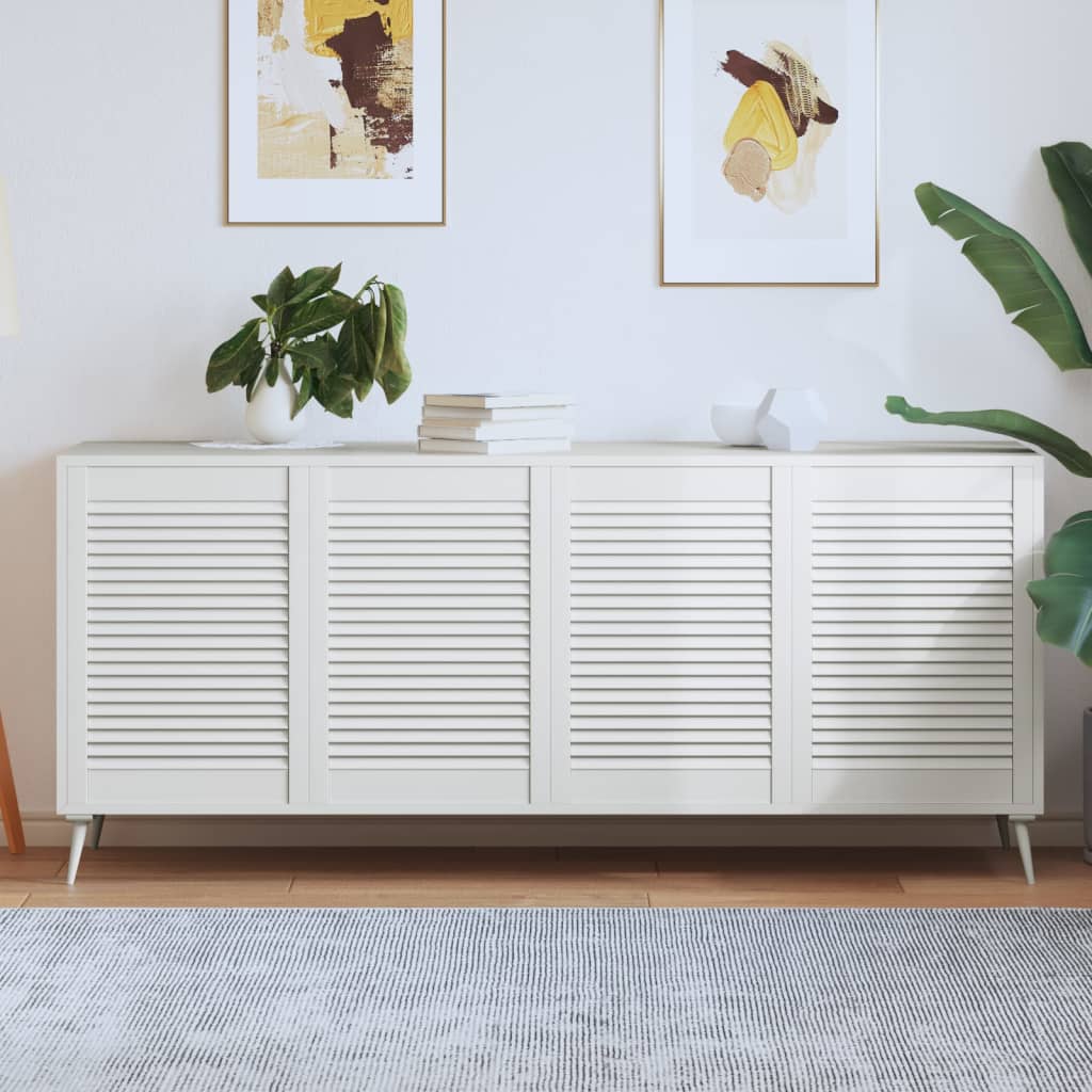Ante Con Design A Lamelle 2 Pz 61,5X39,4 Cm In Legno Di Pino
