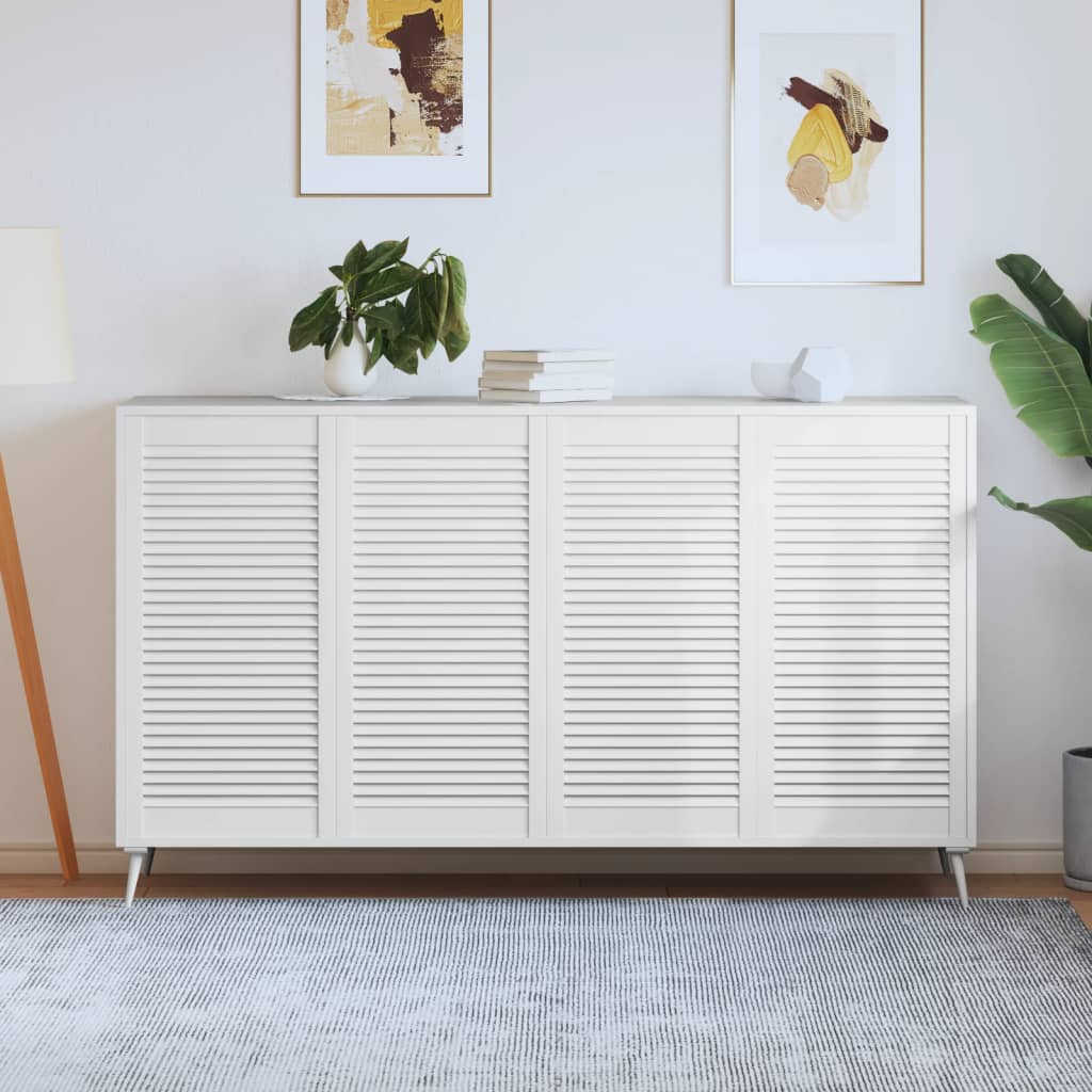 Ante Con Design A Lamelle 2 Pz 61,5X39,4 Cm In Legno Di Pino