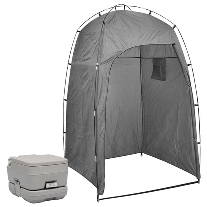 Toilette Portatile Da Campeggio Con Tenda 10+10 L