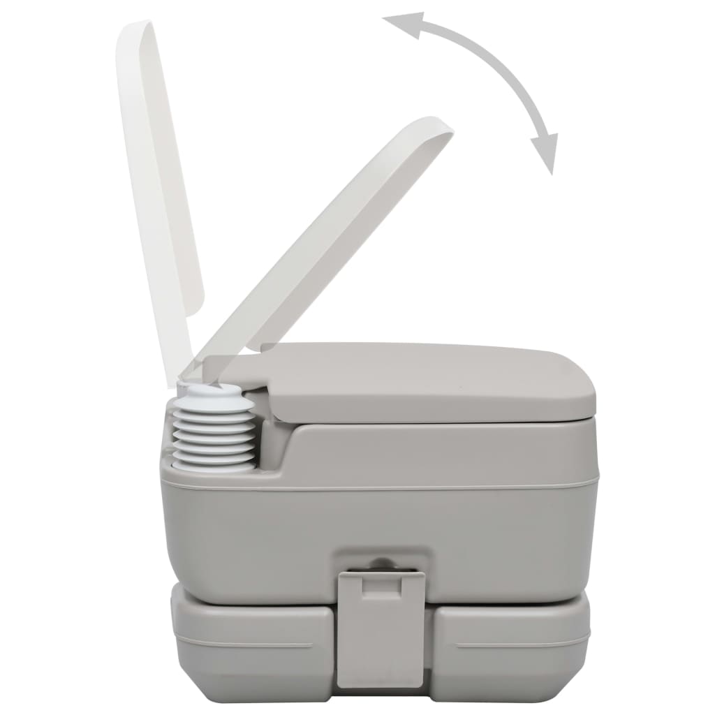 Toilette Portatile Da Campeggio Con Tenda 10+10 L