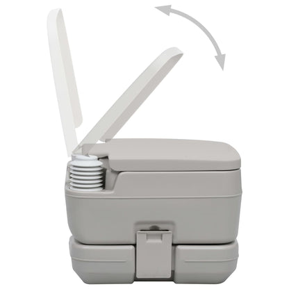 Toilette Portatile Da Campeggio Con Tenda 10+10 L
