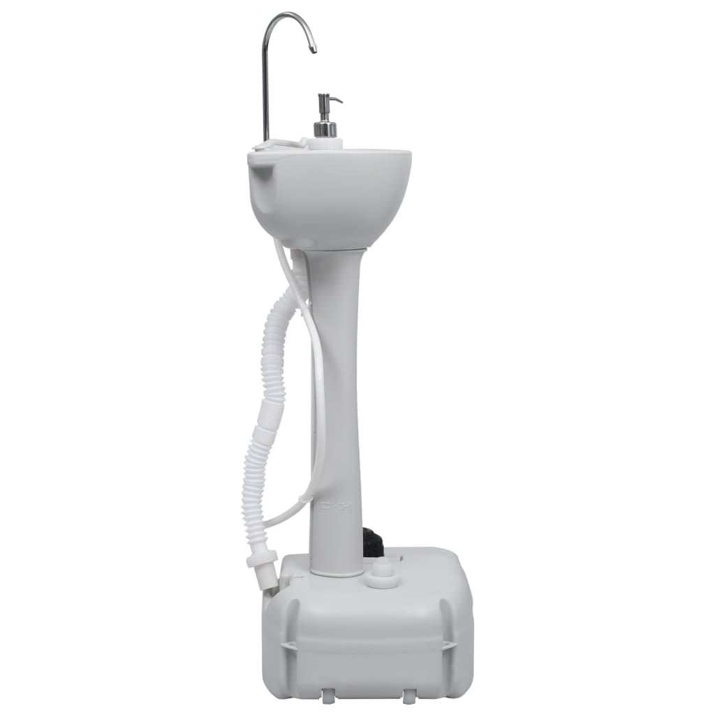 Lavandino Con Supporto Portatile Da Campeggio Con Tenda 20 L