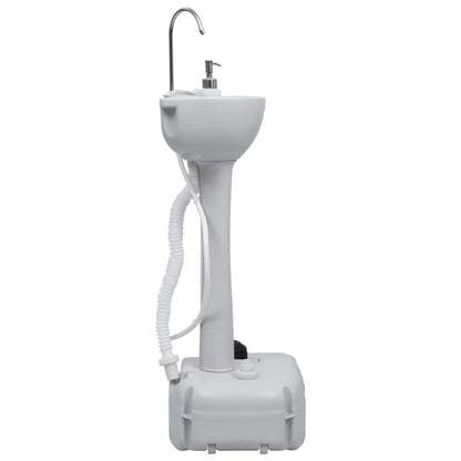 Lavandino Con Supporto Portatile Da Campeggio Con Tenda 20 L