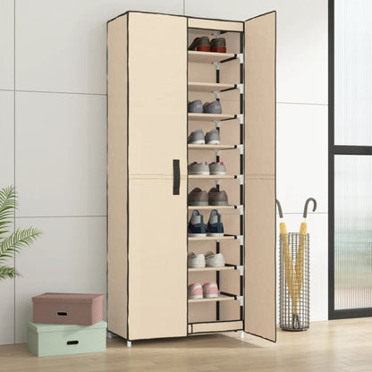 Scarpiera 60X30X Tessuto Crema