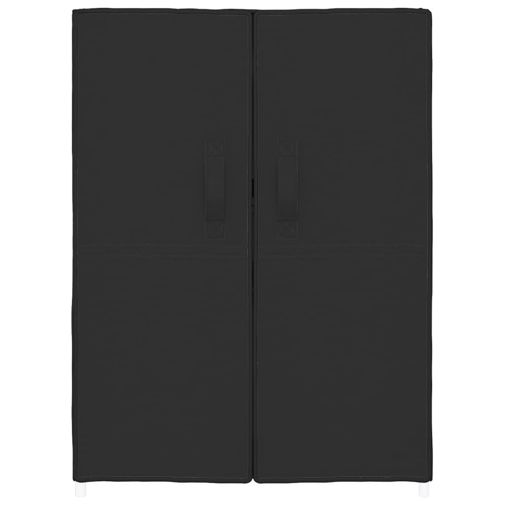 Scarpiera Nera 60X28X Tessuto Nero
