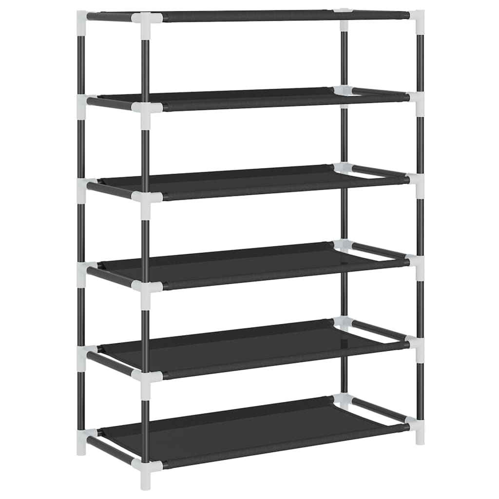 Scarpiera Nera 60X28X Tessuto Nero