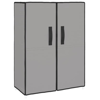 Scarpiera Grigia 60X28X Tessuto Grigio