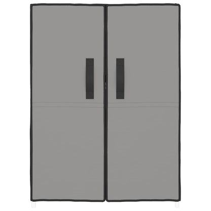 Scarpiera Grigia 60X28X Tessuto Grigio