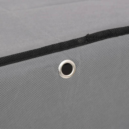 Scarpiera Grigia 60X28X Tessuto Grigio