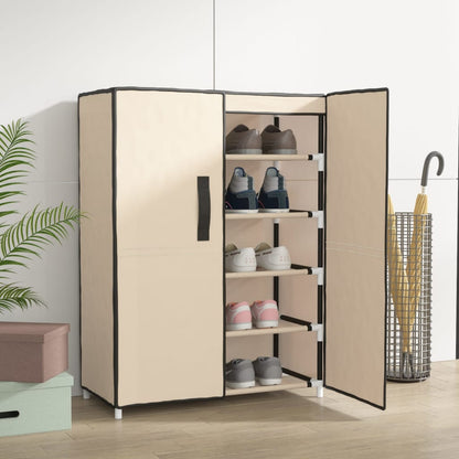Scarpiera 60X30X Tessuto Crema