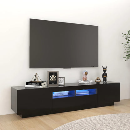 Mobile Porta Tv Con Led 180X35X40 Cm Truciolato
