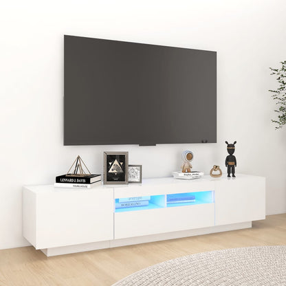 Mobile Porta Tv Con Led 180X35X40 Cm Truciolato