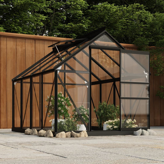 Telaio Serra Con Base Antracite 155X103X191 Cm In Alluminio Marrone