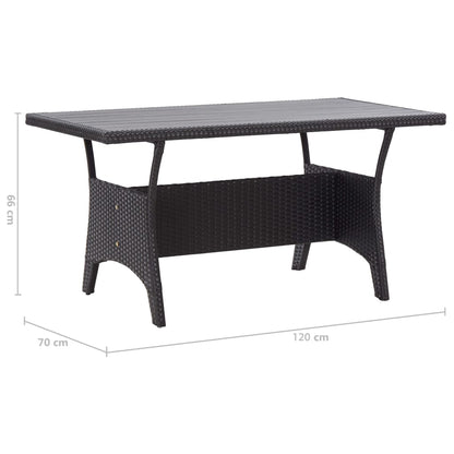 Tavolo Da Giardino In Polyrattan
