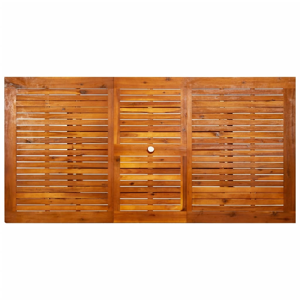 Tavolo Da Pranzo Per Esterni (150-200)X100X75Cm Massello Acacia
