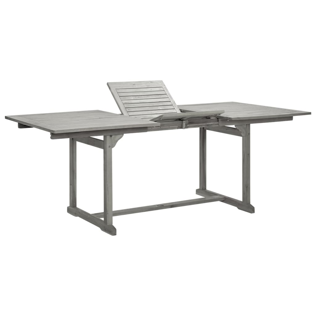 Tavolo Da Pranzo Per Esterni (160-240)X100X75Cm Massello Acacia