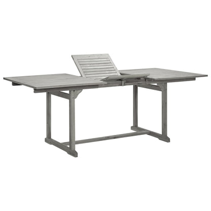 Tavolo Da Pranzo Per Esterni (160-240)X100X75Cm Massello Acacia