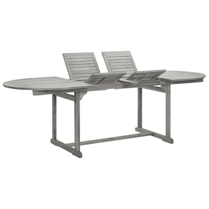 Tavolo Da Pranzo Per Esterni (160-240)X100X75Cm Massello Acacia