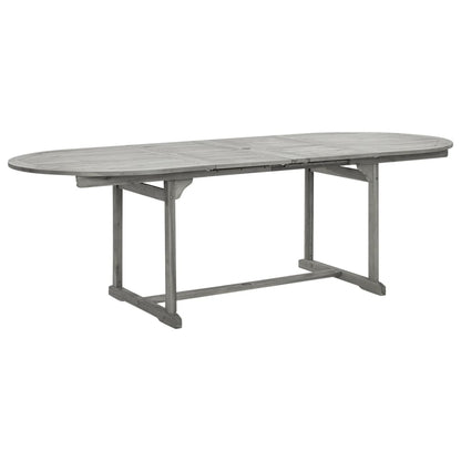 Tavolo Da Pranzo Per Esterni (160-240)X100X75Cm Massello Acacia