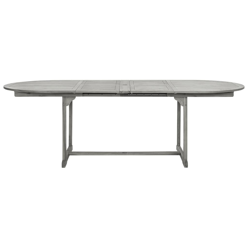 Tavolo Da Pranzo Per Esterni (160-240)X100X75Cm Massello Acacia