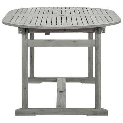 Tavolo Da Pranzo Per Esterni (160-240)X100X75Cm Massello Acacia