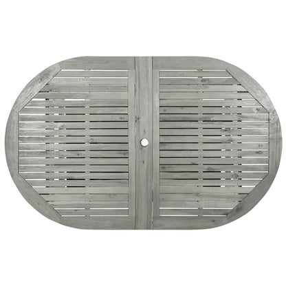 Tavolo Da Pranzo Per Esterni (160-240)X100X75Cm Massello Acacia