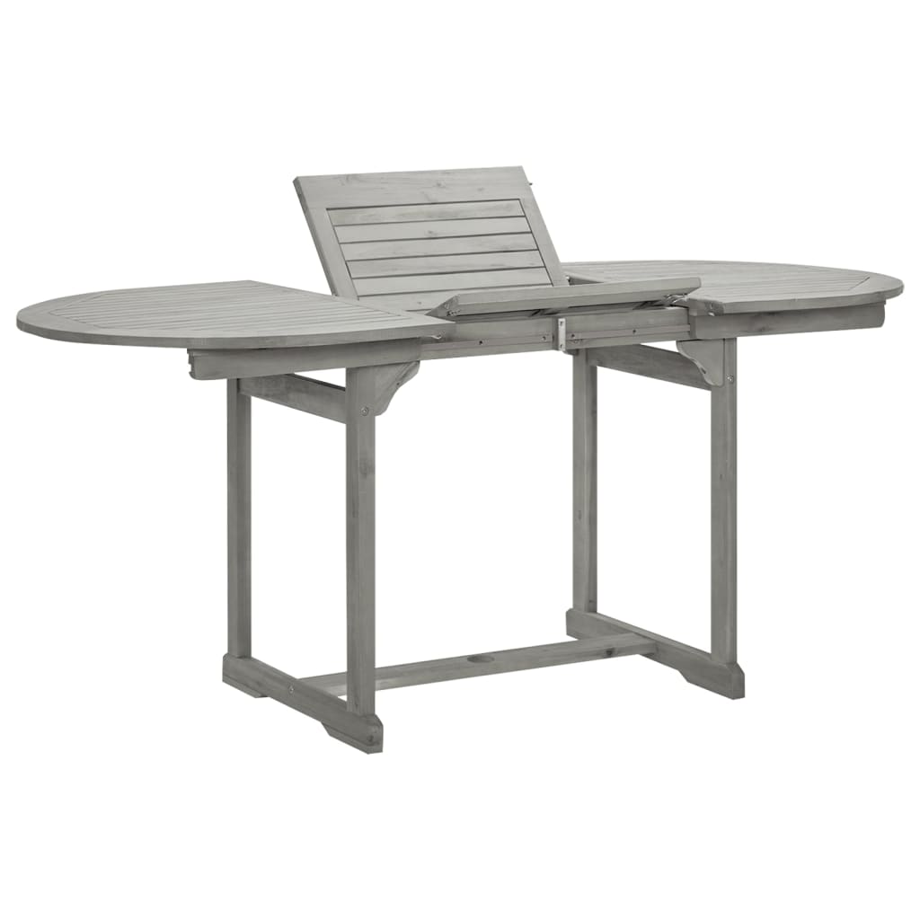 Tavolo Da Pranzo Per Esterni (160-240)X100X75Cm Massello Acacia