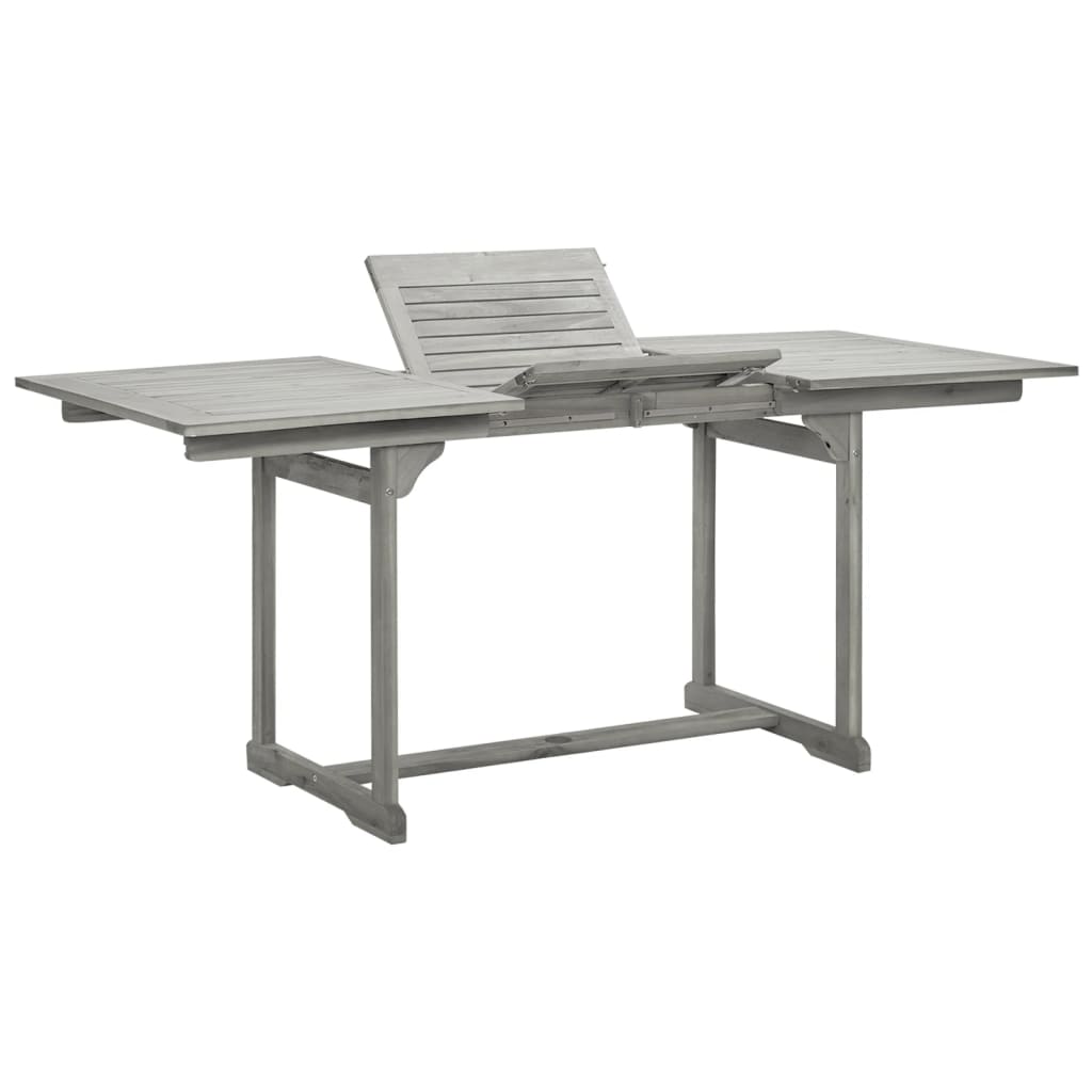 Tavolo Da Pranzo Per Esterni (160-240)X100X75Cm Massello Acacia