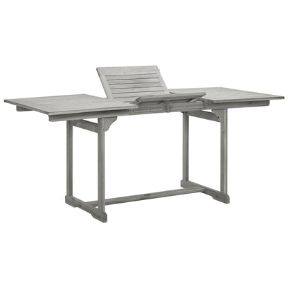Tavolo Da Pranzo Per Esterni (160-240)X100X75Cm Massello Acacia