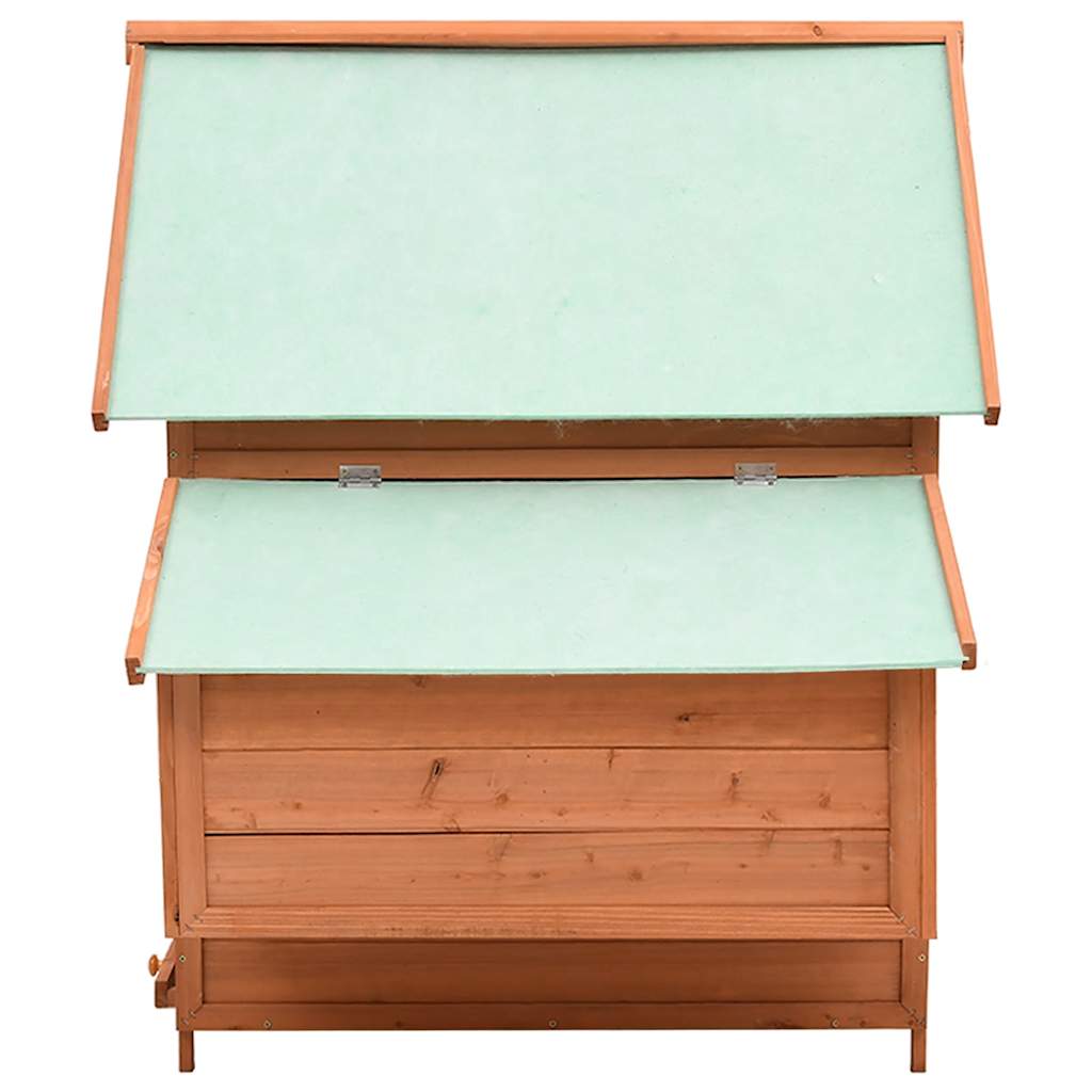 Pollaio 150X96X110 Cm In Legno Massello Di Abete