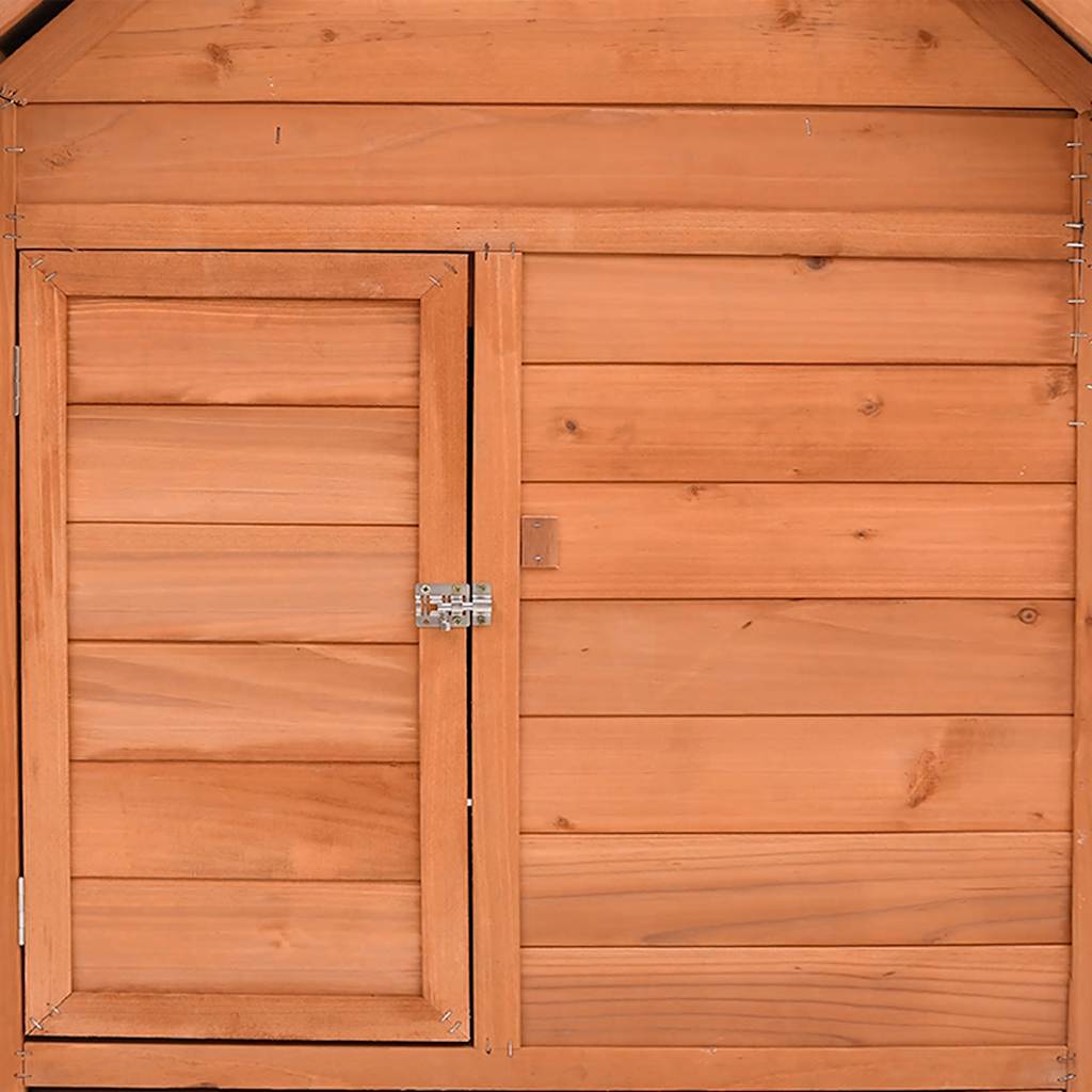 Pollaio 150X96X110 Cm In Legno Massello Di Abete