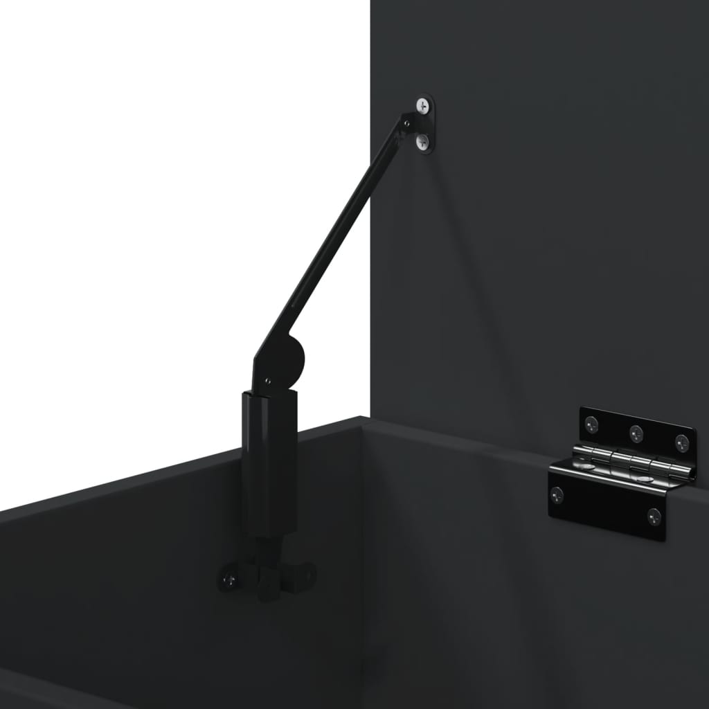 Panca Portascarpe Nera 60X30X45Cm In Truciolato