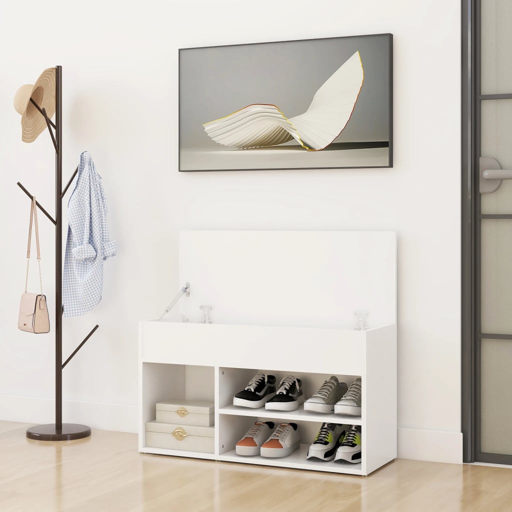 Panca Portascarpe 103X30X54,5 Cm In Truciolato