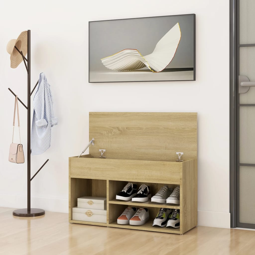 Panca Portascarpe 103X30X54,5 Cm In Truciolato