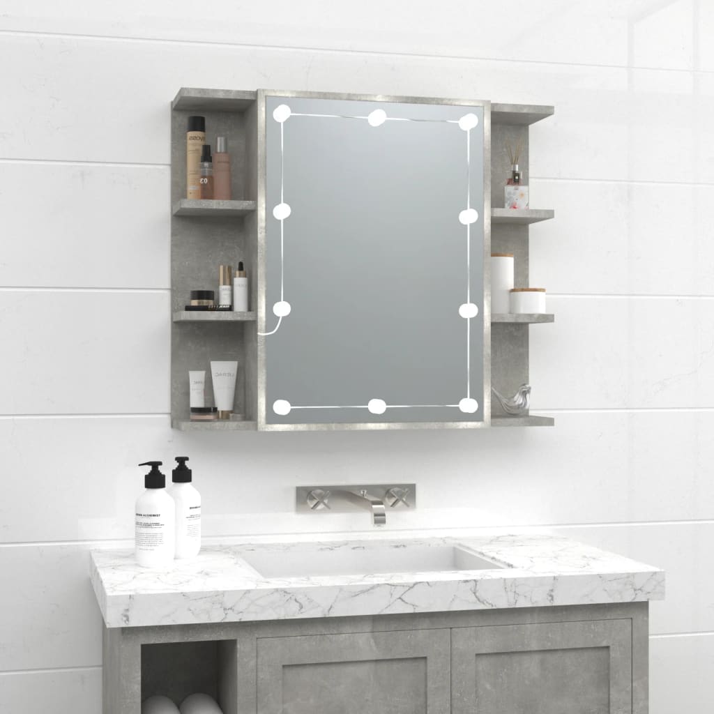 Mobile A Specchio Con Led 70X16,5X60 Cm