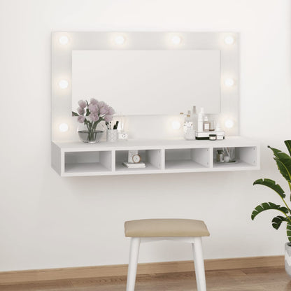 Mobile A Specchio Con Led 90X31,5X62 Cm