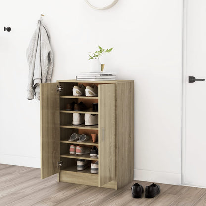 Scarpiera 31,5X35X90 Cm In Truciolato Rovere Sonoma