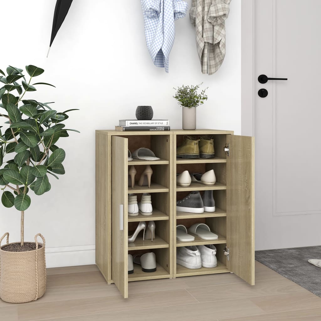 Scarpiera 31,5X35X90 Cm In Truciolato Rovere Sonoma