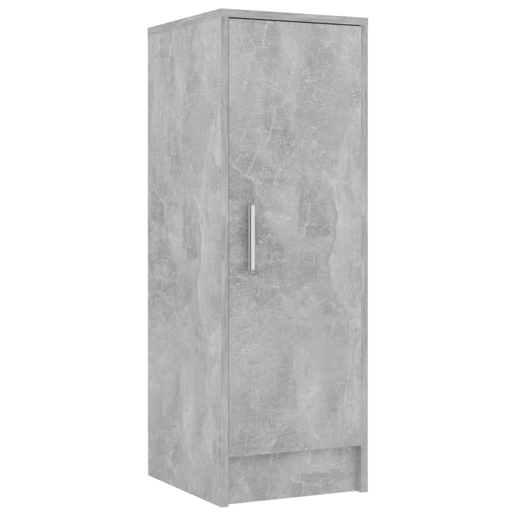 Scarpiera 32X35X92 Cm In Truciolato Grigio Cemento