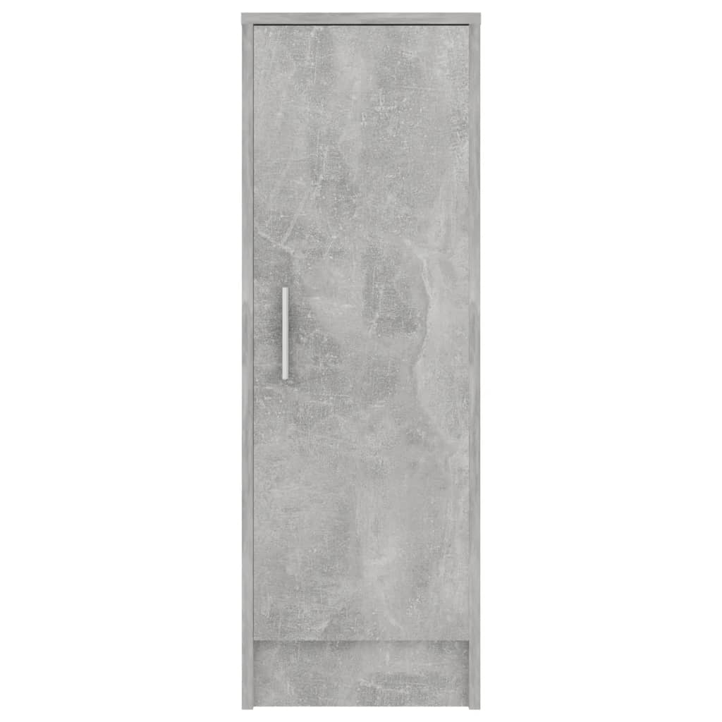 Scarpiera 32X35X92 Cm In Truciolato Grigio Cemento
