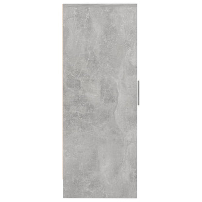 Scarpiera 32X35X92 Cm In Truciolato Grigio Cemento