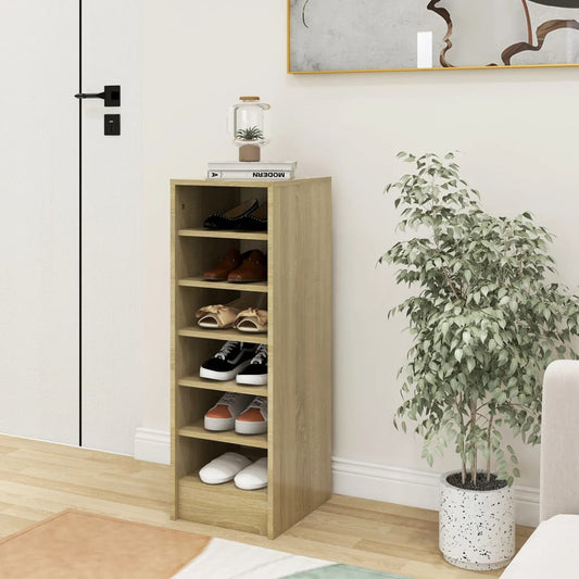 Scarpiera 31,5X35X90 Cm In Truciolato Rovere Sonoma