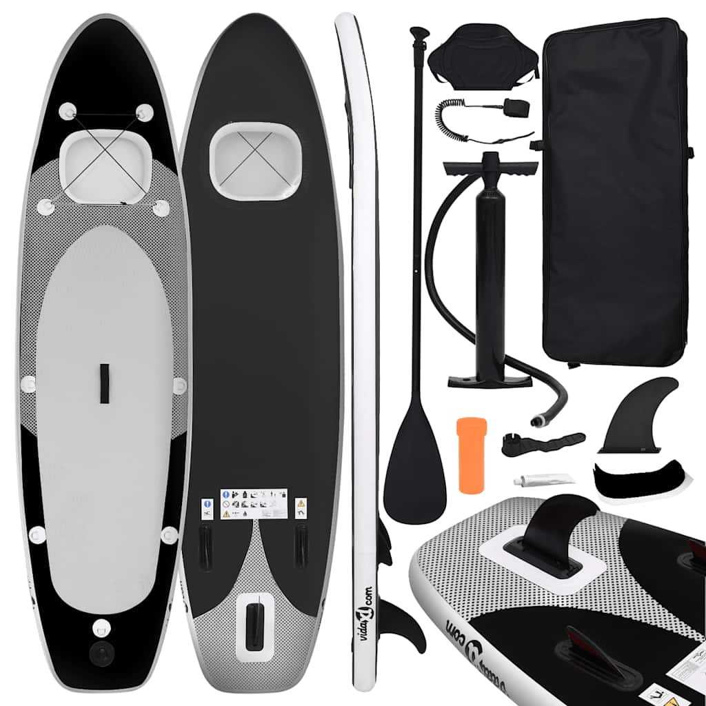 Set Tavola Sup Gonfiabile Nera