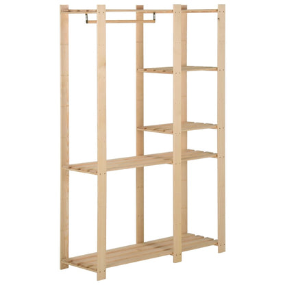 Appendiabiti 110X38X170 Cm In Legno Massello Di Pino